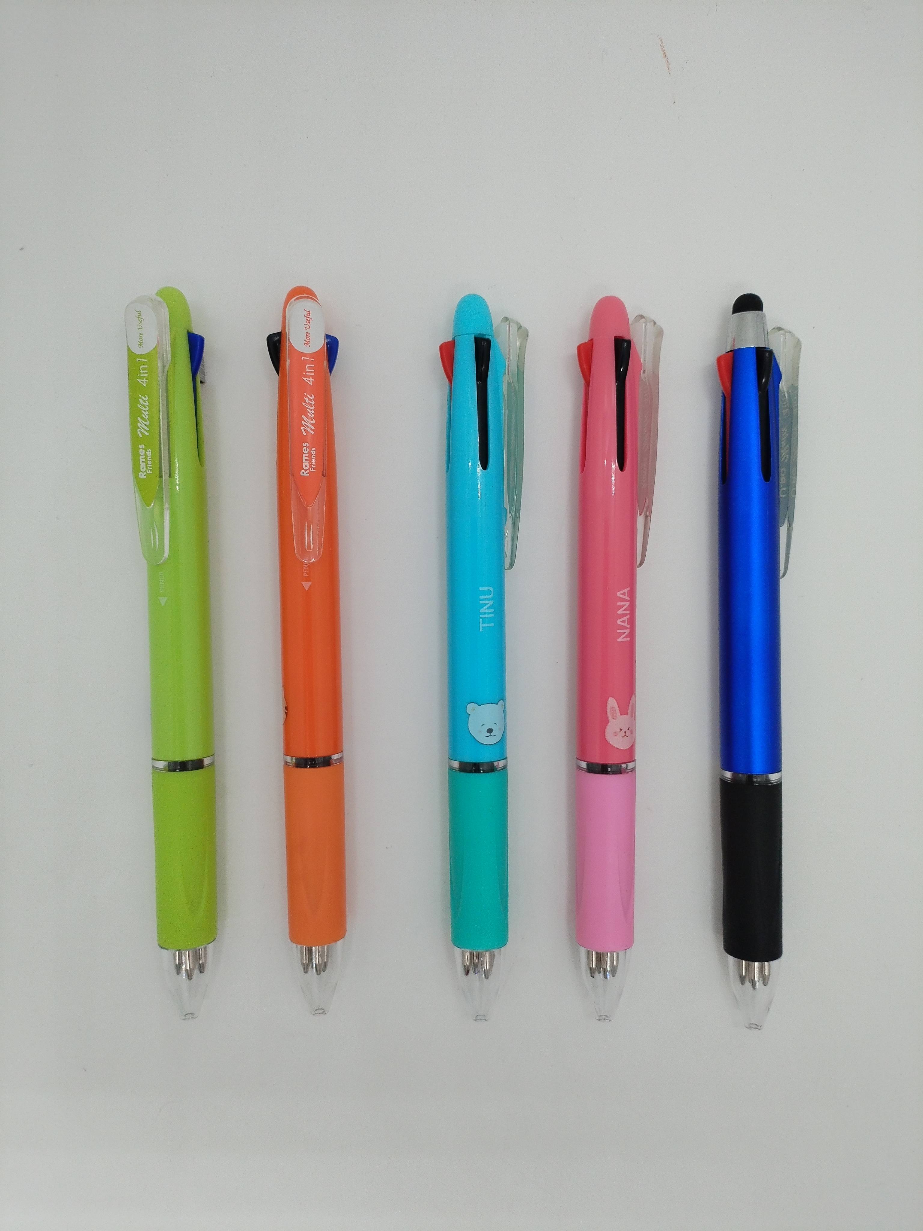 4in1 erasable gel ink pen